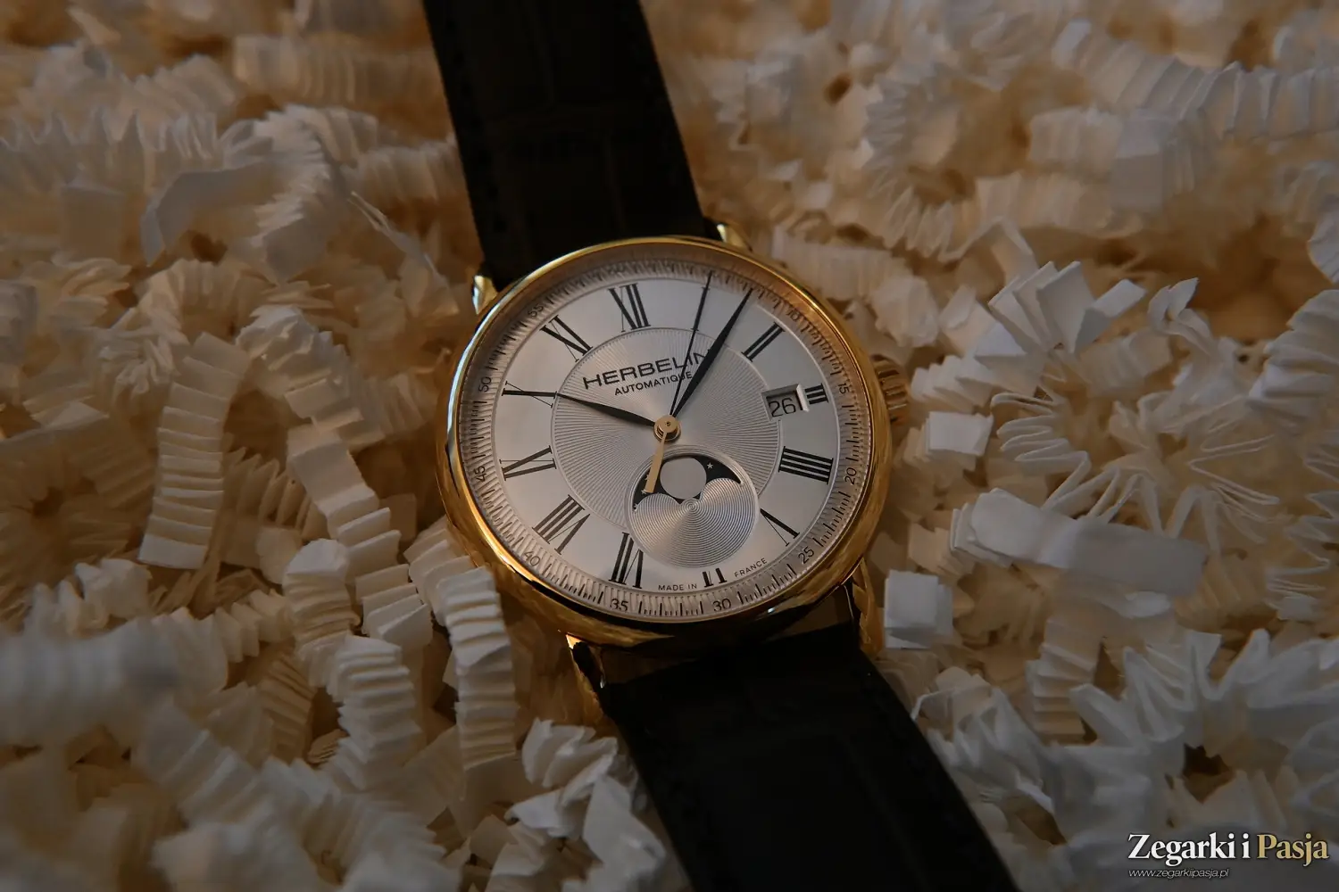 Recenzja: Herbelin Inspiration Automatic Moon Phase. Subtelny i klasyczny zegarek mechaniczny