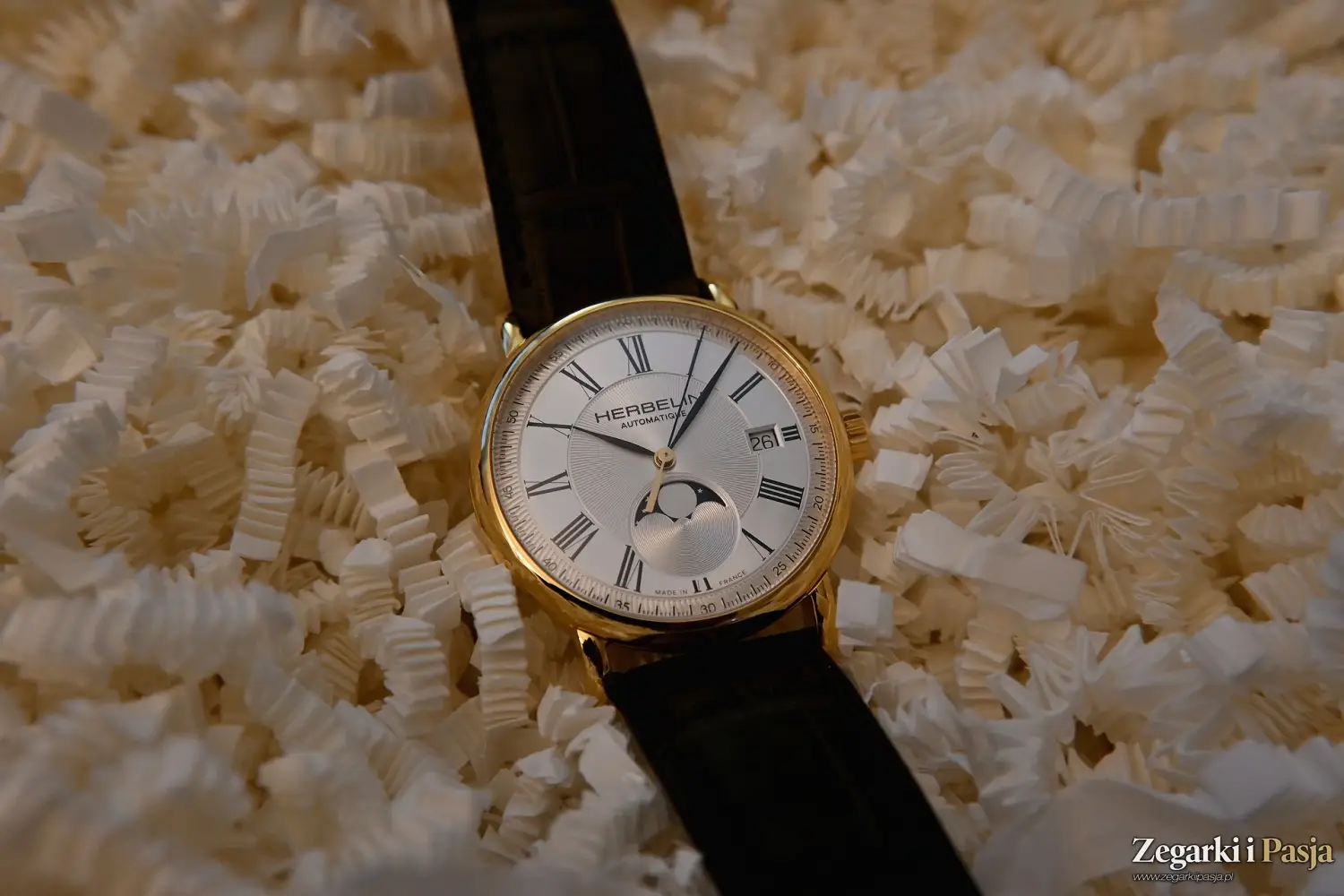 Recenzja: Herbelin Inspiration Automatic Moon Phase. Subtelny i klasyczny zegarek mechaniczny