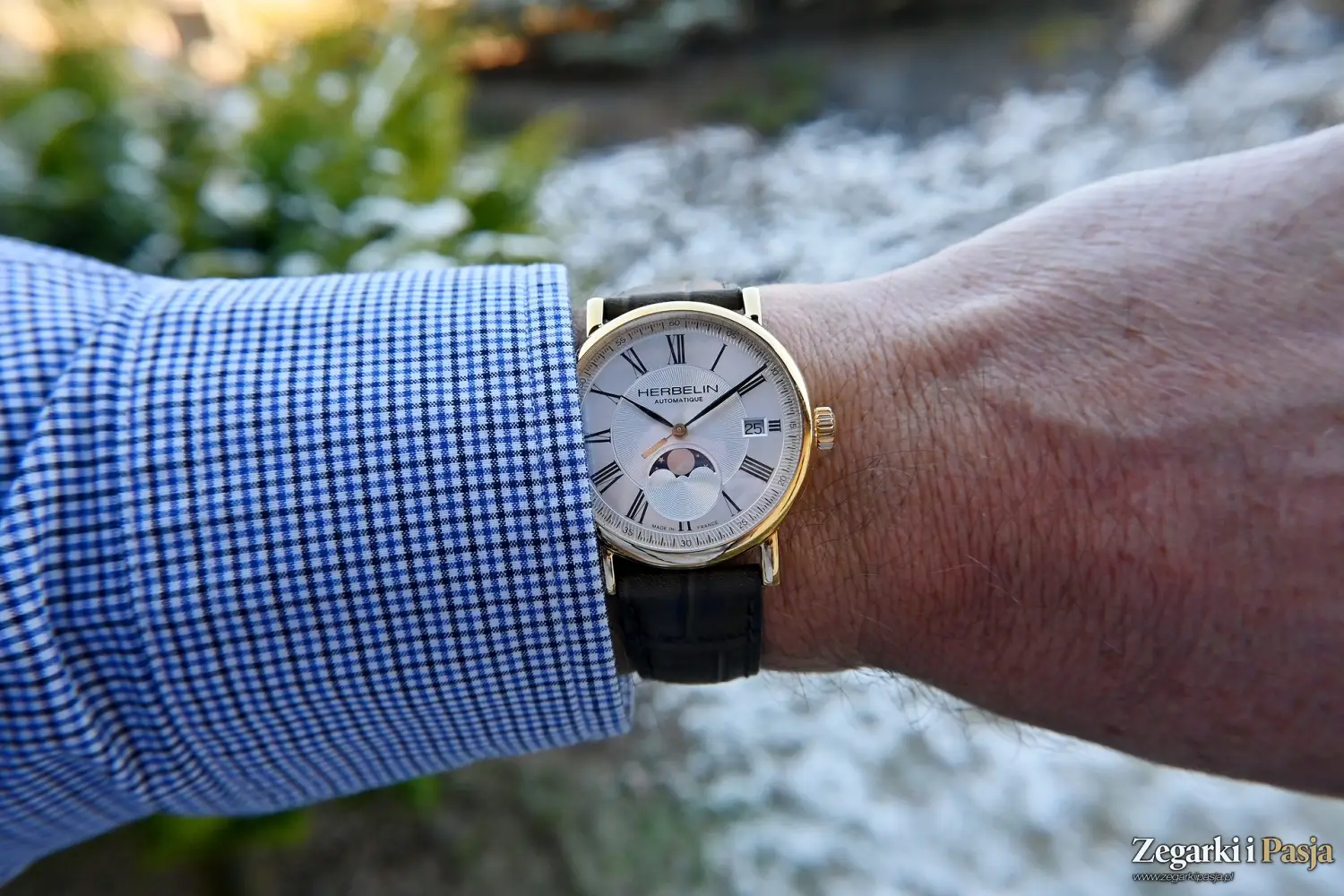 Recenzja: Herbelin Inspiration Automatic Moon Phase. Subtelny i klasyczny zegarek mechaniczny