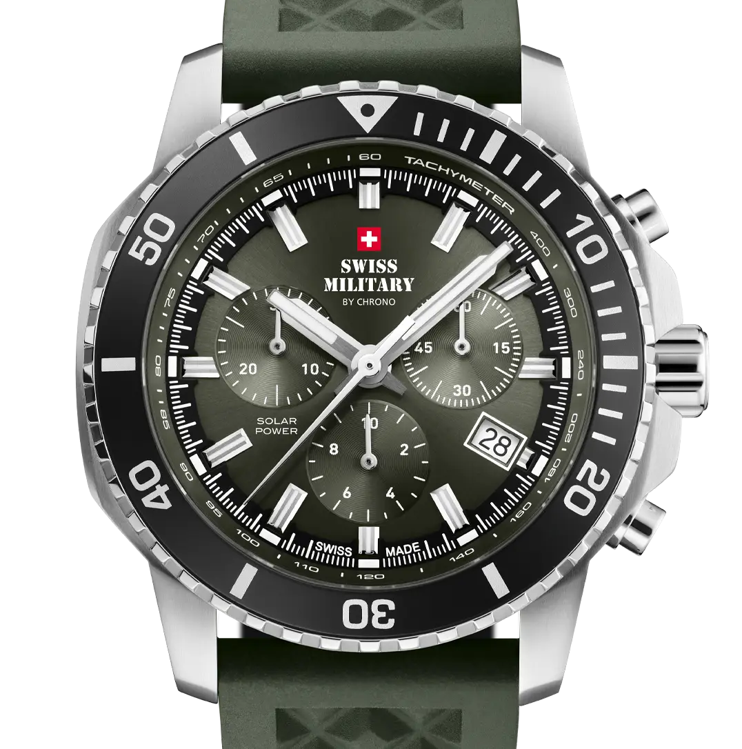 Swiss Military by Chrono Solar Sports Watch. Wytrzymały sportowy zegarek solarny