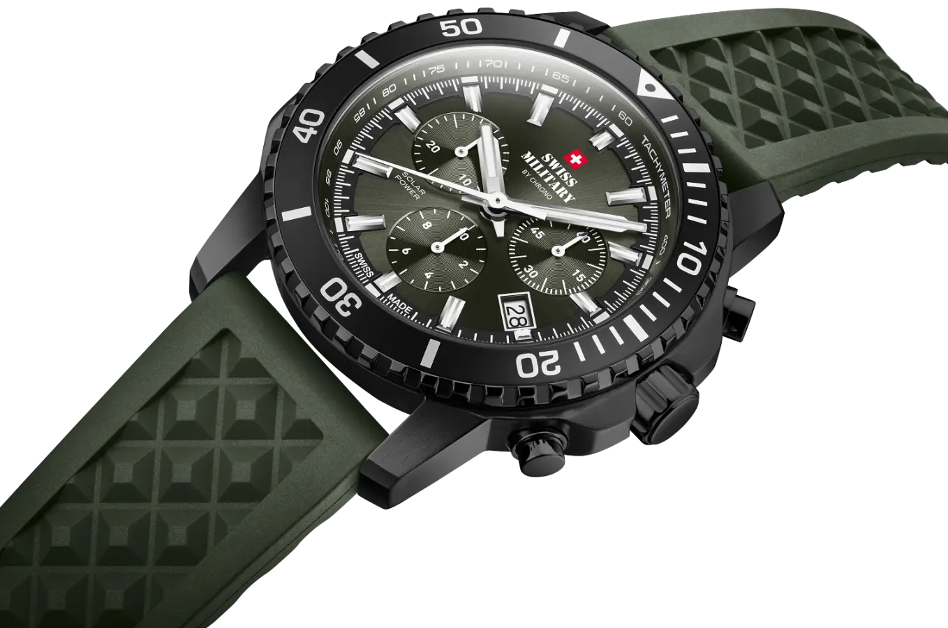 Swiss Military by Chrono Solar Sports Watch. Wytrzymały sportowy zegarek solarny