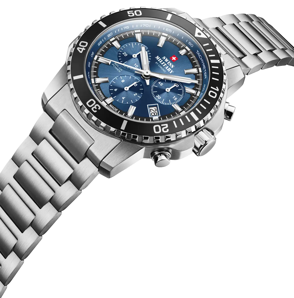 Swiss Military by Chrono Solar Sports Watch. Wytrzymały sportowy zegarek solarny