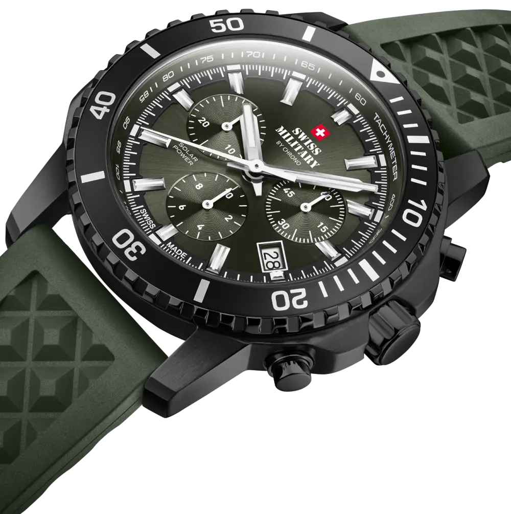 Swiss Military by Chrono Solar Sports Watch. Wytrzymały sportowy zegarek solarny