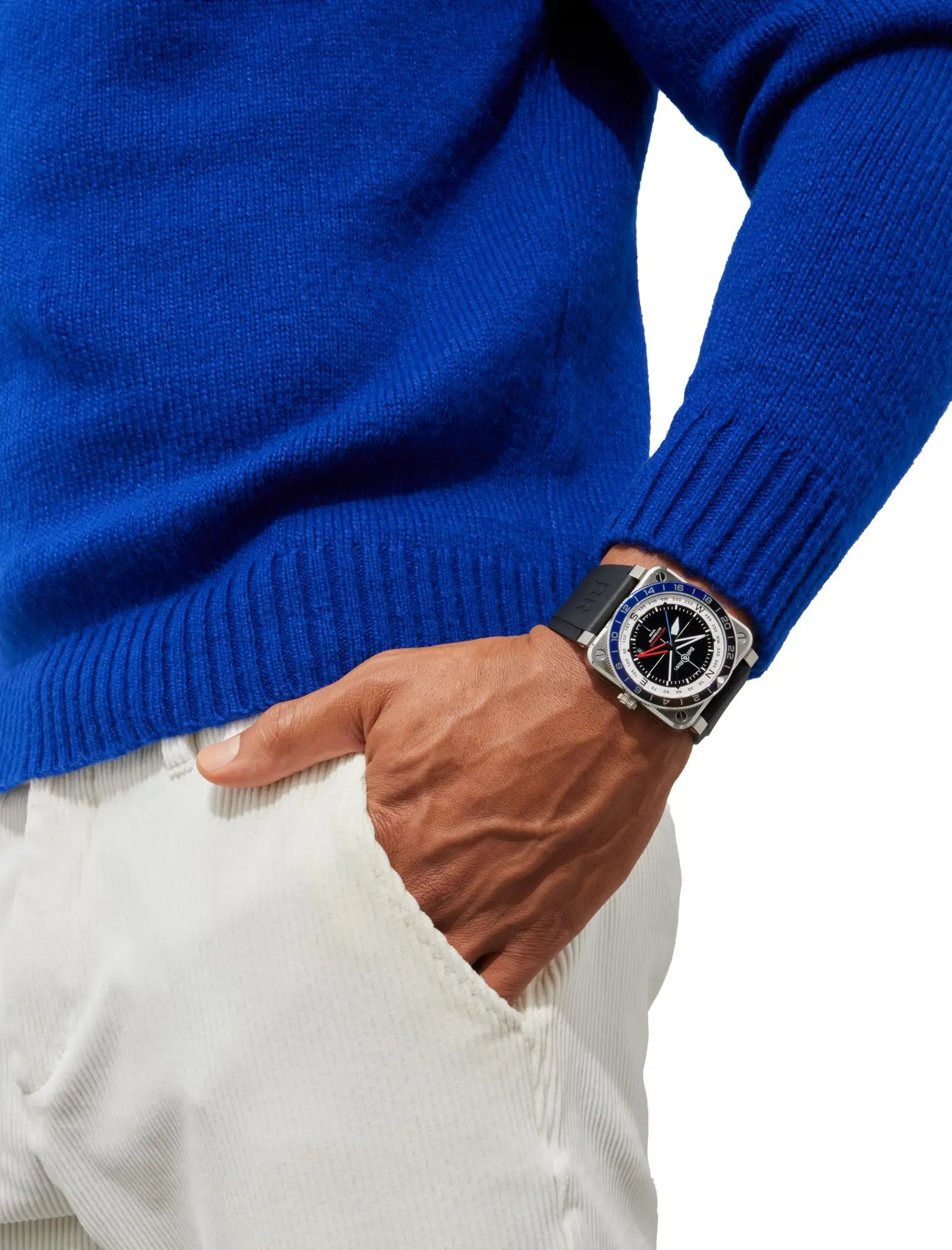 Bell & Ross BR-03 GMT Compass. Zegarek mechaniczny z wbudowanym kompasem!