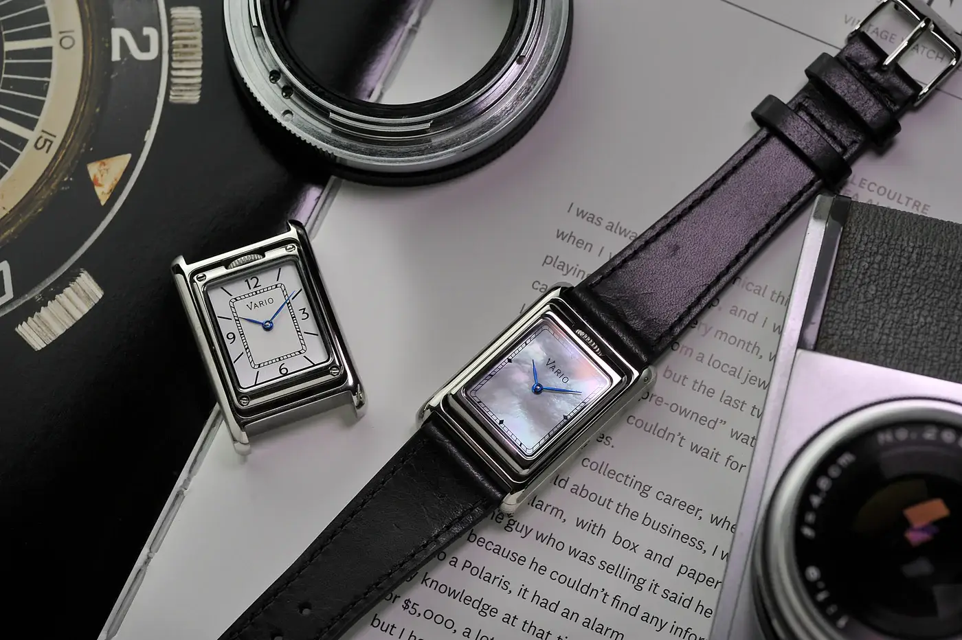 Vario VERSA Reversible Dual Time. Dwa czasy, zupełnie niezależne od siebie