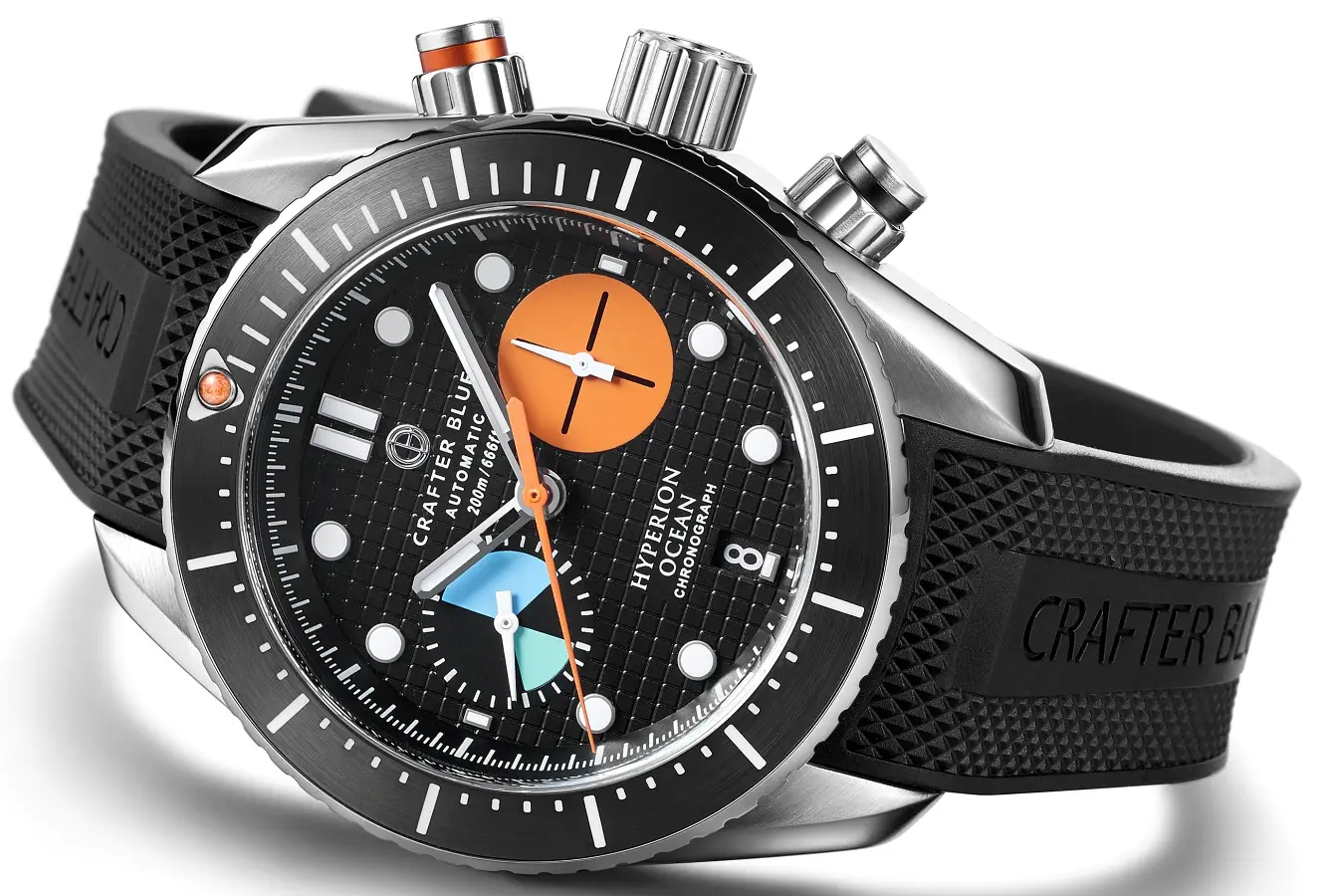 Crafter Blue Hyperion Ocean Chronograph. Raz na wodzie, raz pod wodą