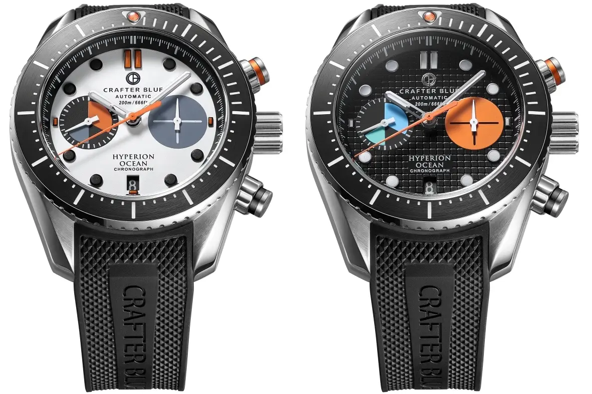 Crafter Blue Hyperion Ocean Chronograph. Raz na wodzie, raz pod wodą