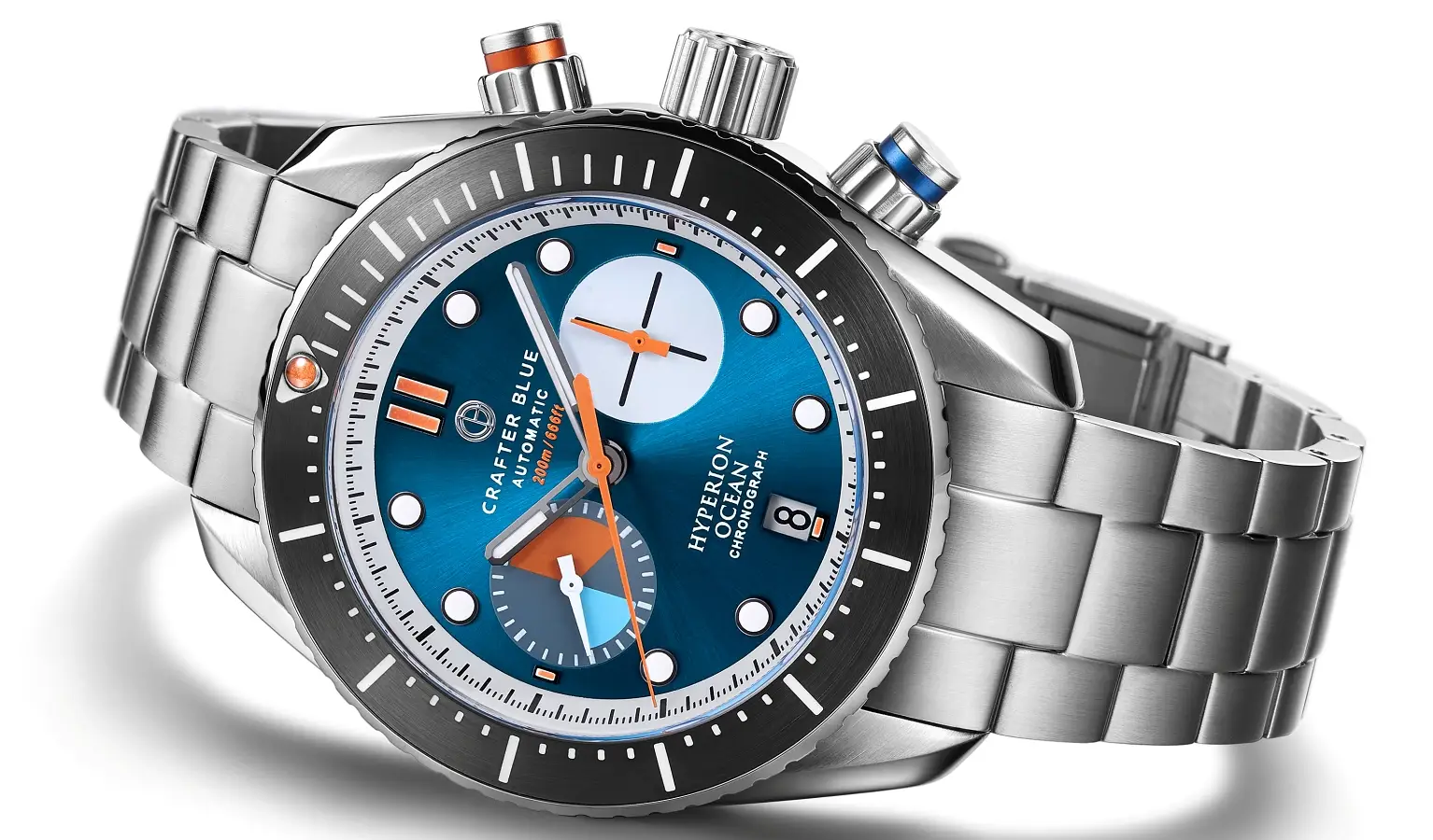 Crafter Blue Hyperion Ocean Chronograph. Raz na wodzie, raz pod wodą