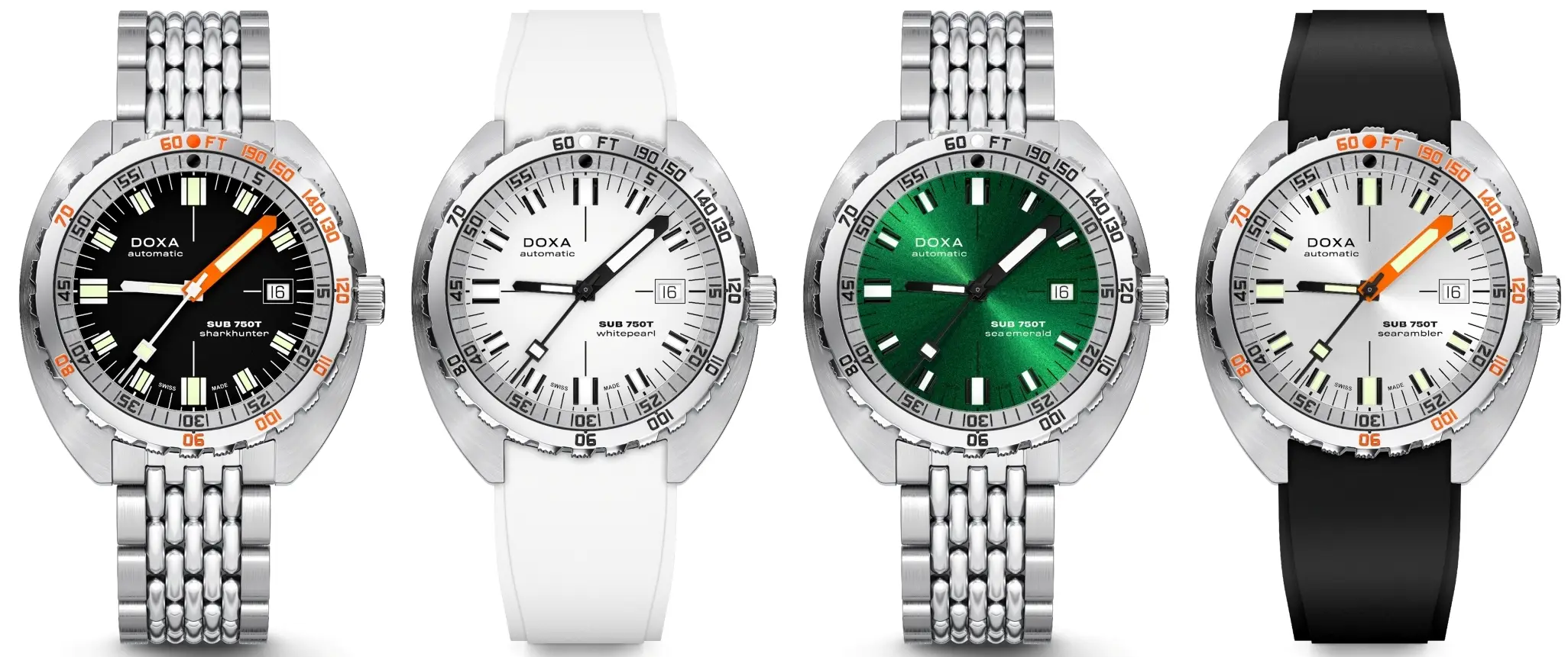 Doxa SUB 750T. Nowa generacja kultowego divera w szerokiej palecie kolorów