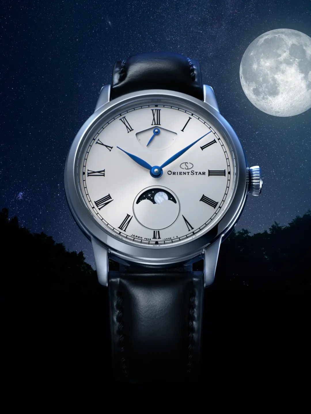 Orient Star M45 F8 Mechanical Moon Phase Hand Winding. Minimalizm i ręczny naciąg