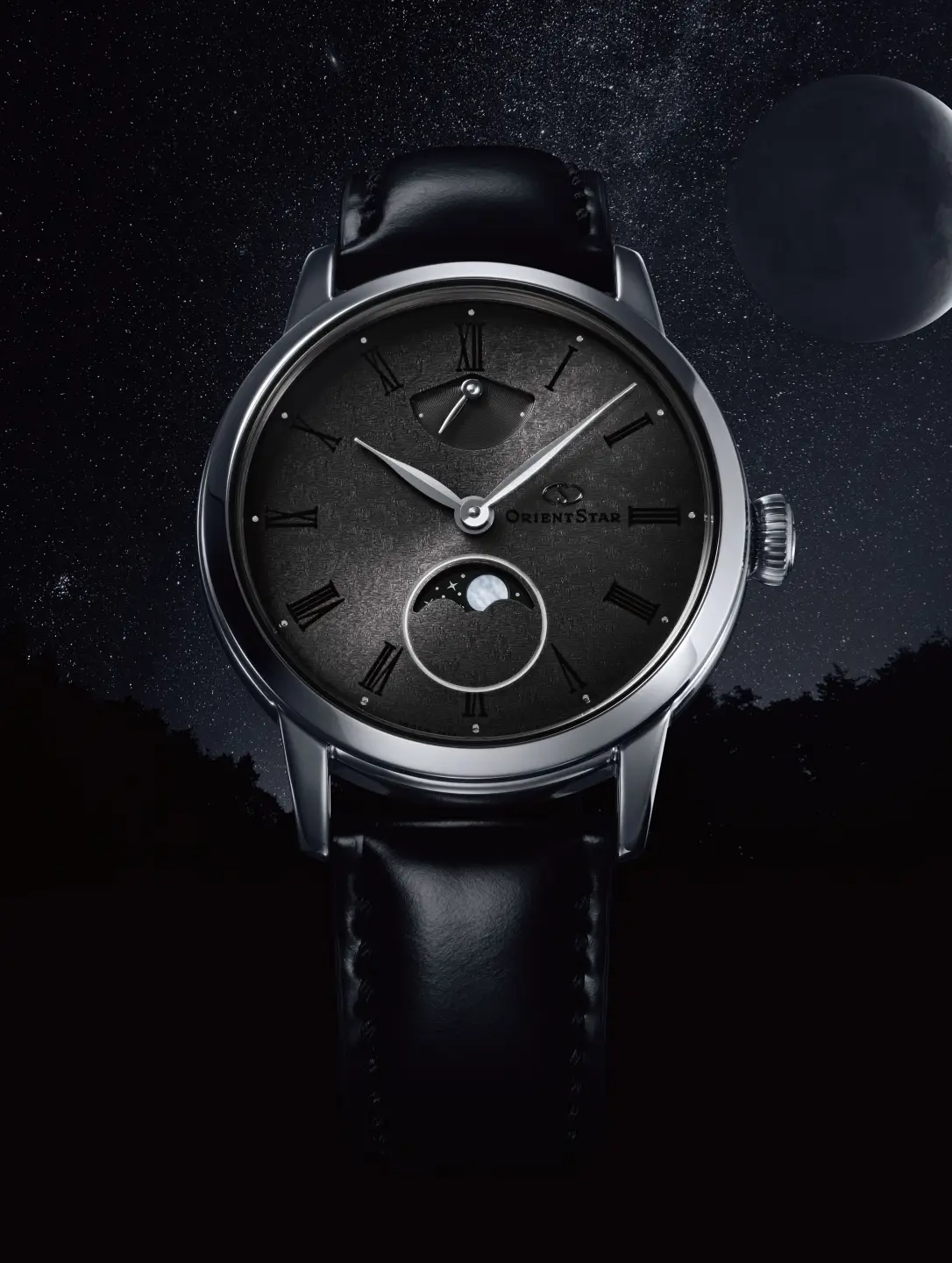 Orient Star M45 F8 Mechanical Moon Phase Hand Winding. Minimalizm i ręczny naciąg