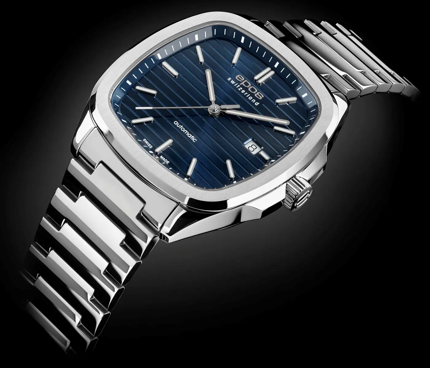 Epos Timeless 3511 Automatic. Casualowy zegarek z kopertą o rzadko spotykanym kształcie