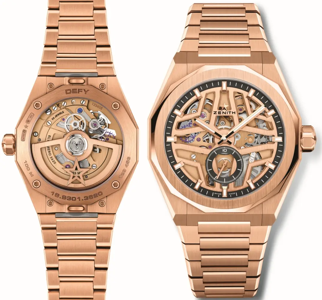 Zenith DEFY Skyline w wersjach ze złota. Cztery nowe modele definiujące luksus