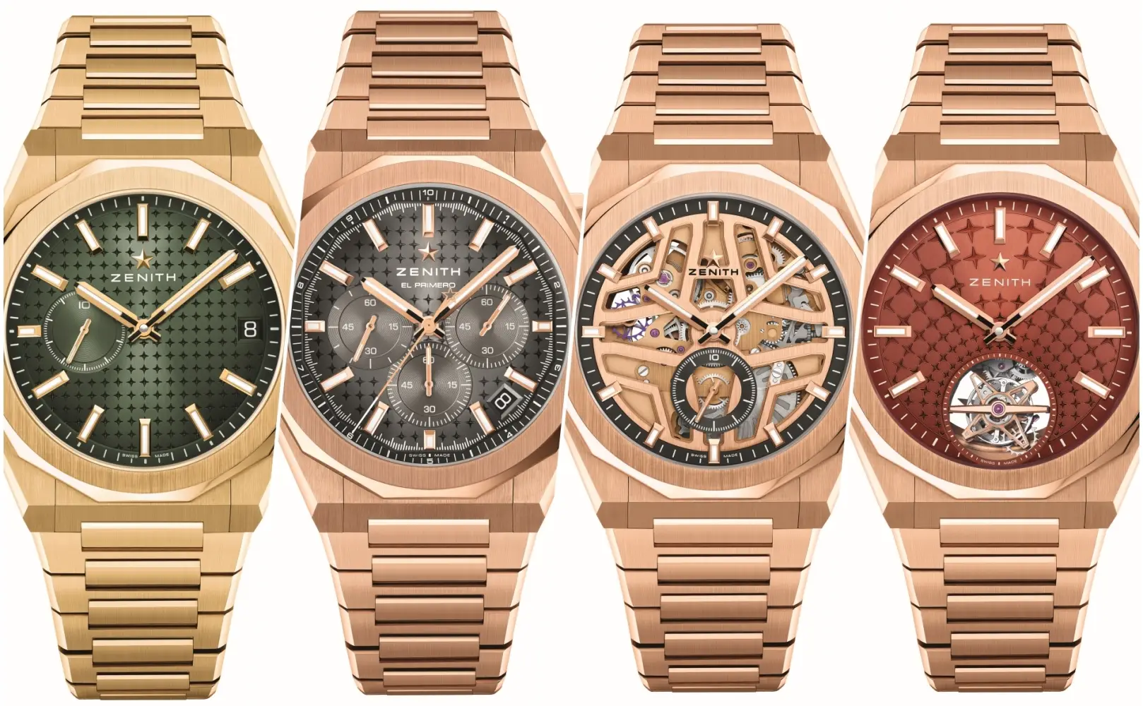 Zenith DEFY Skyline w wersjach ze złota. Cztery nowe modele definiujące luksus