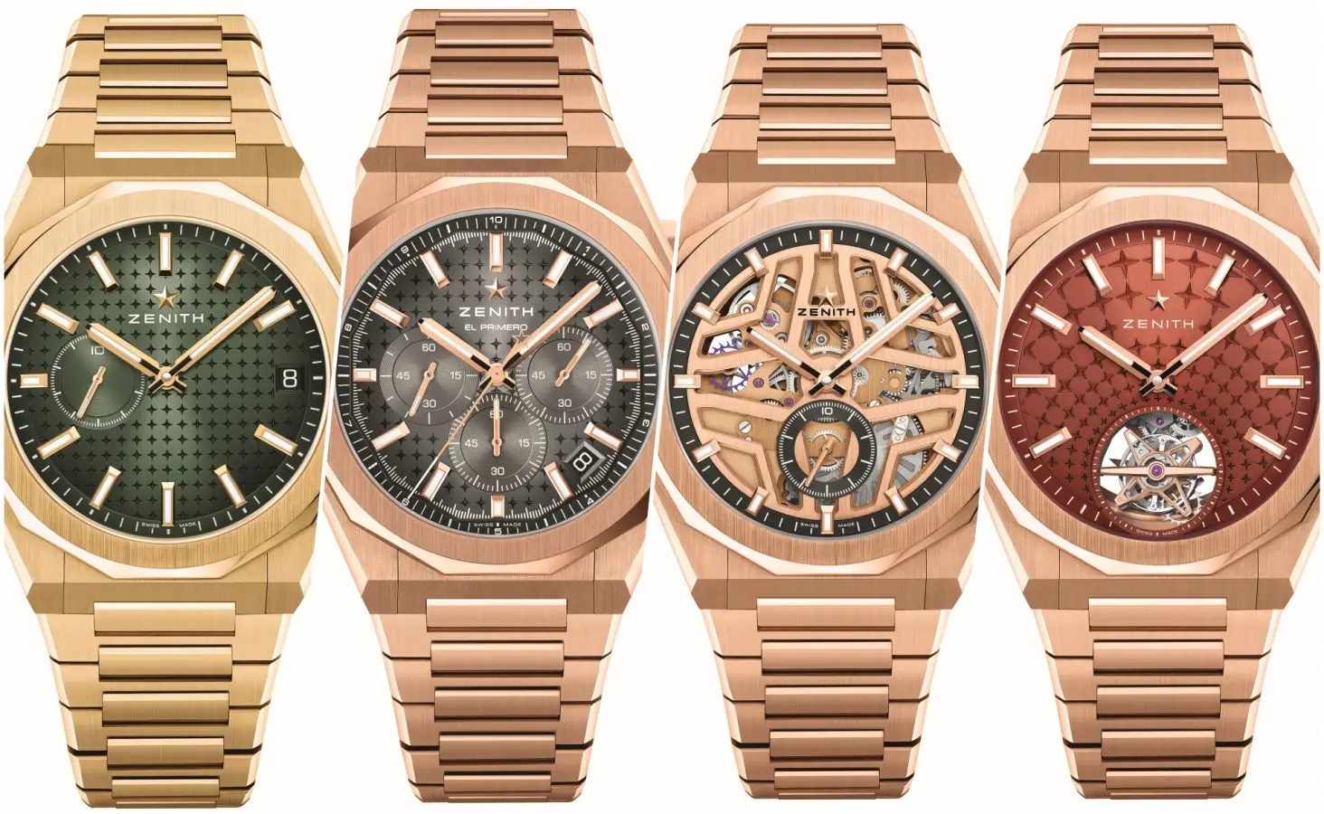 Zenith DEFY Skyline w wersjach ze złota. Cztery nowe modele definiujące luksus