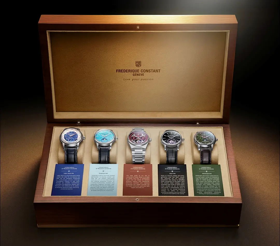 Skrzynia skarbów Frederique Constant - ekskluzywny zestaw „The Elements Collection”