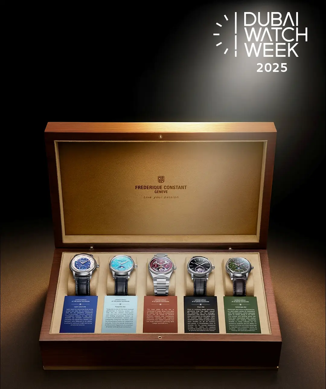 Skrzynia skarbów Frederique Constant - ekskluzywny zestaw „The Elements Collection”