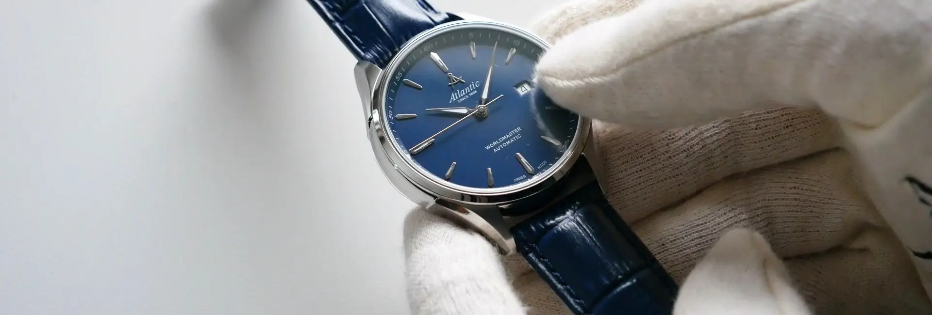 Wideo recenzja: Atlantic Worldmaster 1888 Automatic Blue Leather