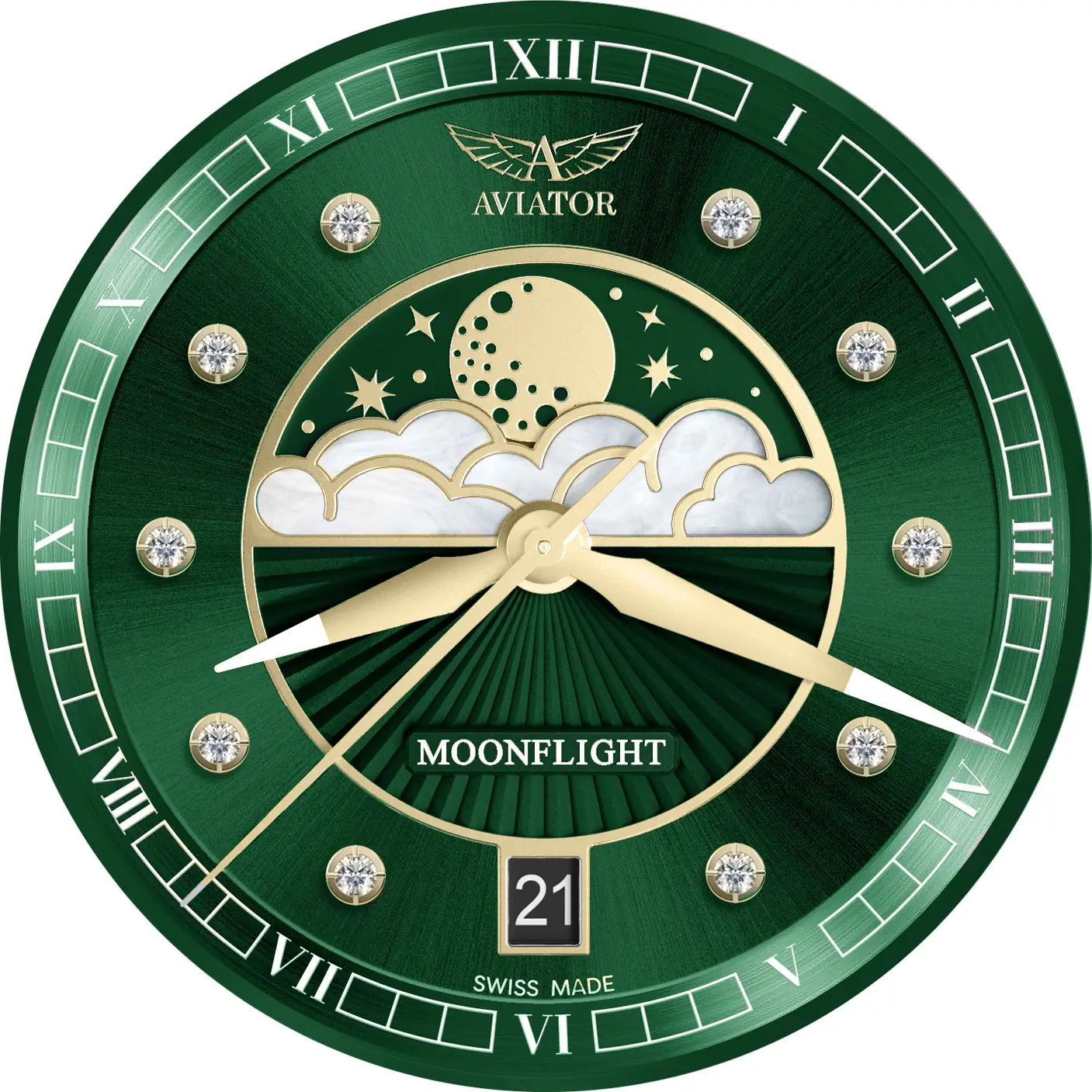 Aviator Swiss Made Moonflight Diamond Polska Edycja. Duma z odwagi polskich kobiet pilotów