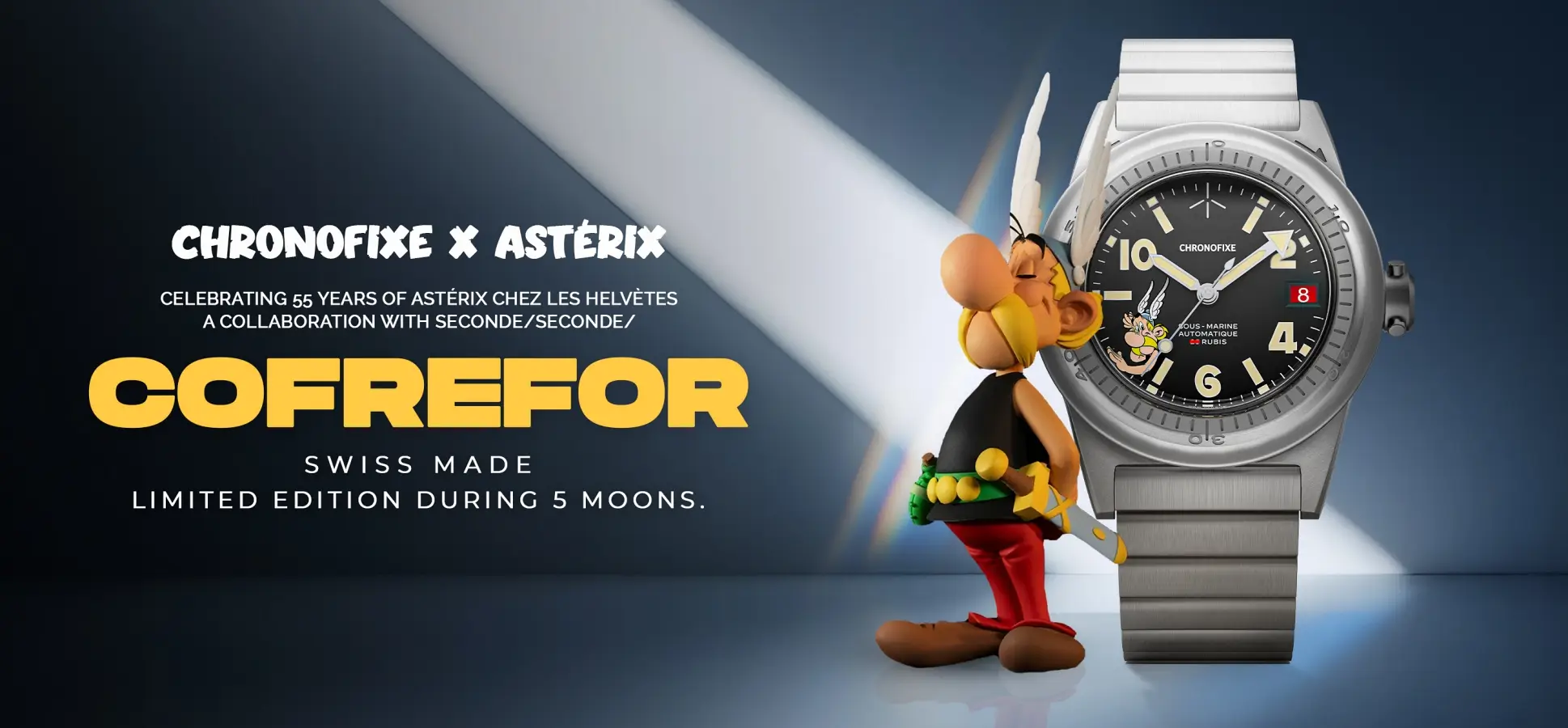 Chronofixe x Astérix Cofrefor 
