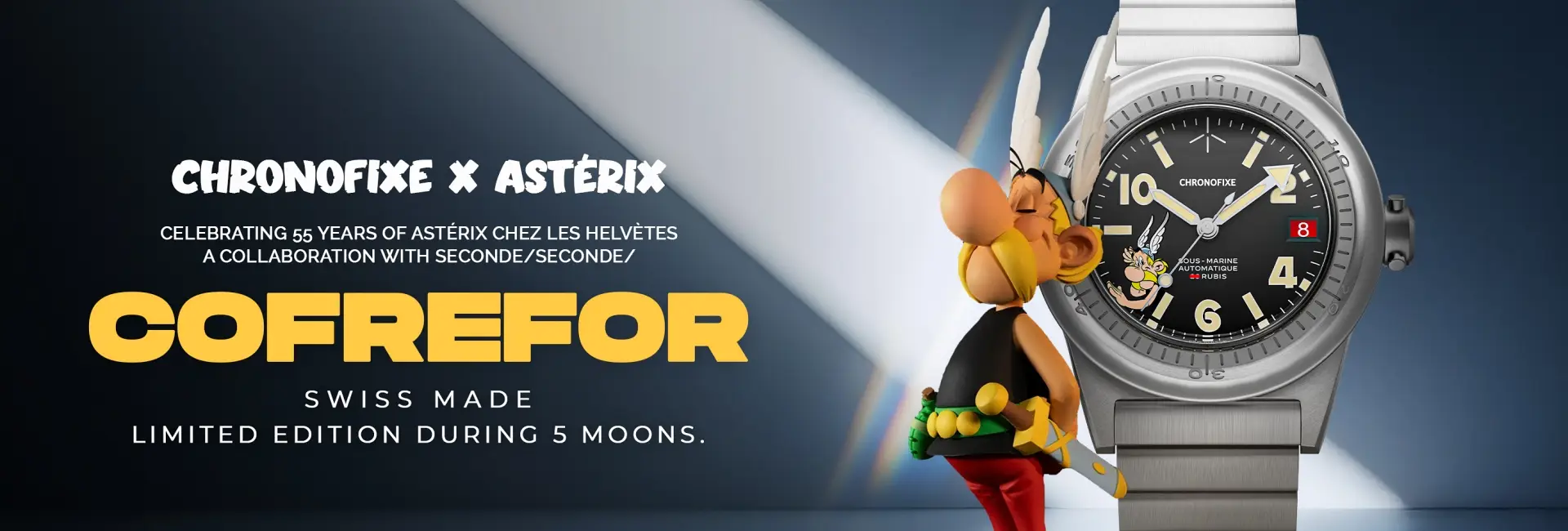 Zegarek inspirowany komiksem i szwajcarskim… sejfem