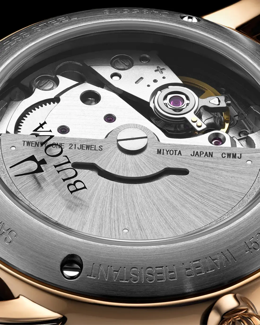 Bulova Classic Hudson Automatic. Gra tekstur na tarczy zegarka