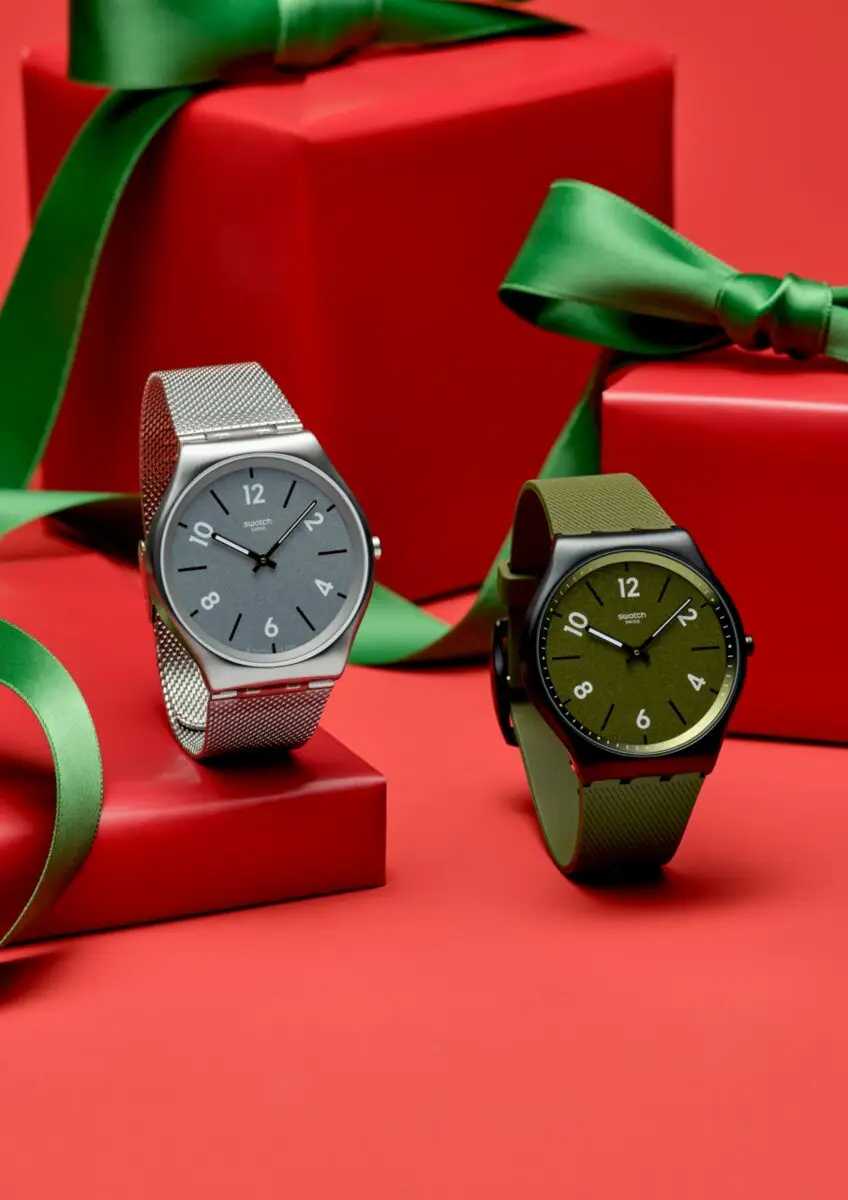 Kolekcja zegarków Swatch Holiday 2025. Czas zamiast rzeczy