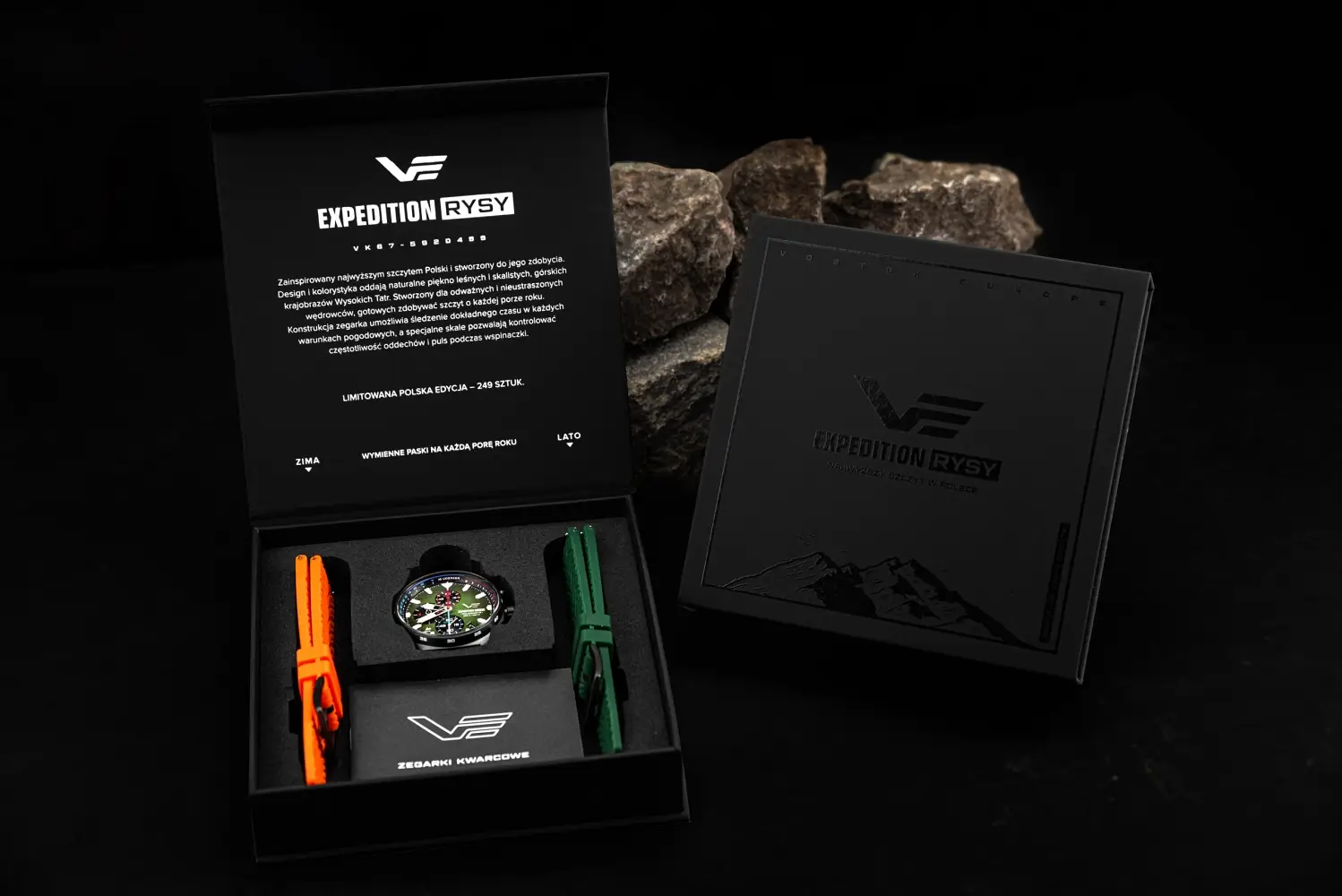 Vostok Europe Expedition RYSY. Limitowany zegarek inspirowany najwyższym szczytem Polski