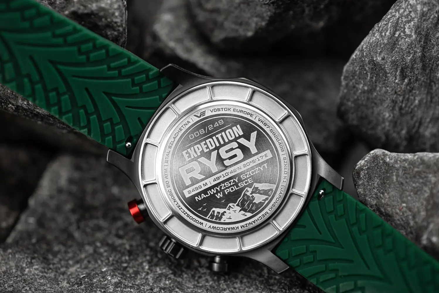 Vostok Europe Expedition RYSY. Limitowany zegarek inspirowany najwyższym szczytem Polski