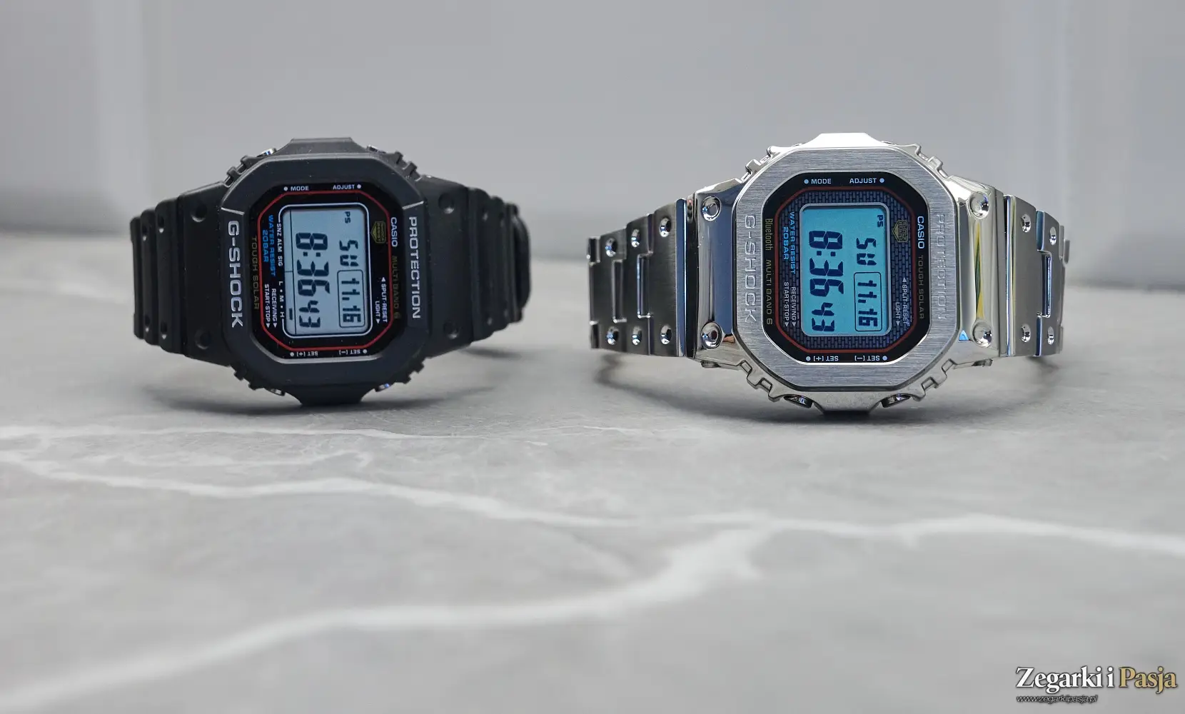 Recenzja: G-SHOCK GMW-B5000D-1CER z kopertą i brasnoletą ze stali. Pancernik pod lupą!