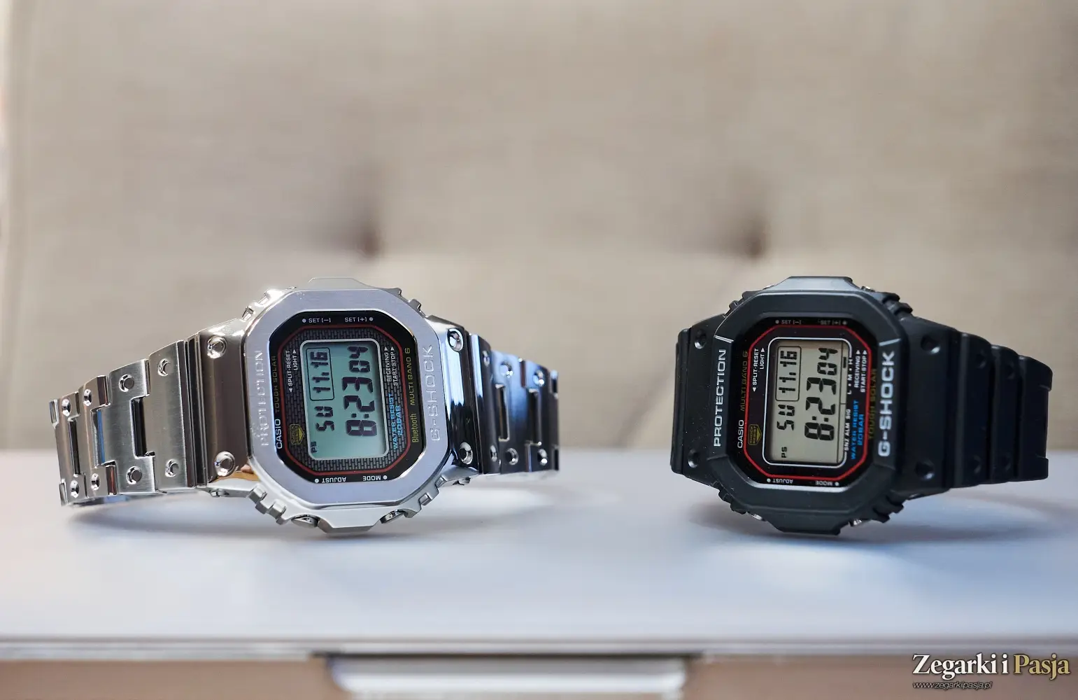 Recenzja: G-SHOCK GMW-B5000D-1CER z kopertą i brasnoletą ze stali. Pancernik pod lupą!