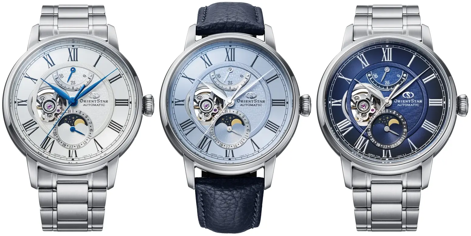 Orient Star M45 F7 Mechanical Moon Phase. Klasyczna elegancja z symboliką kosmosu