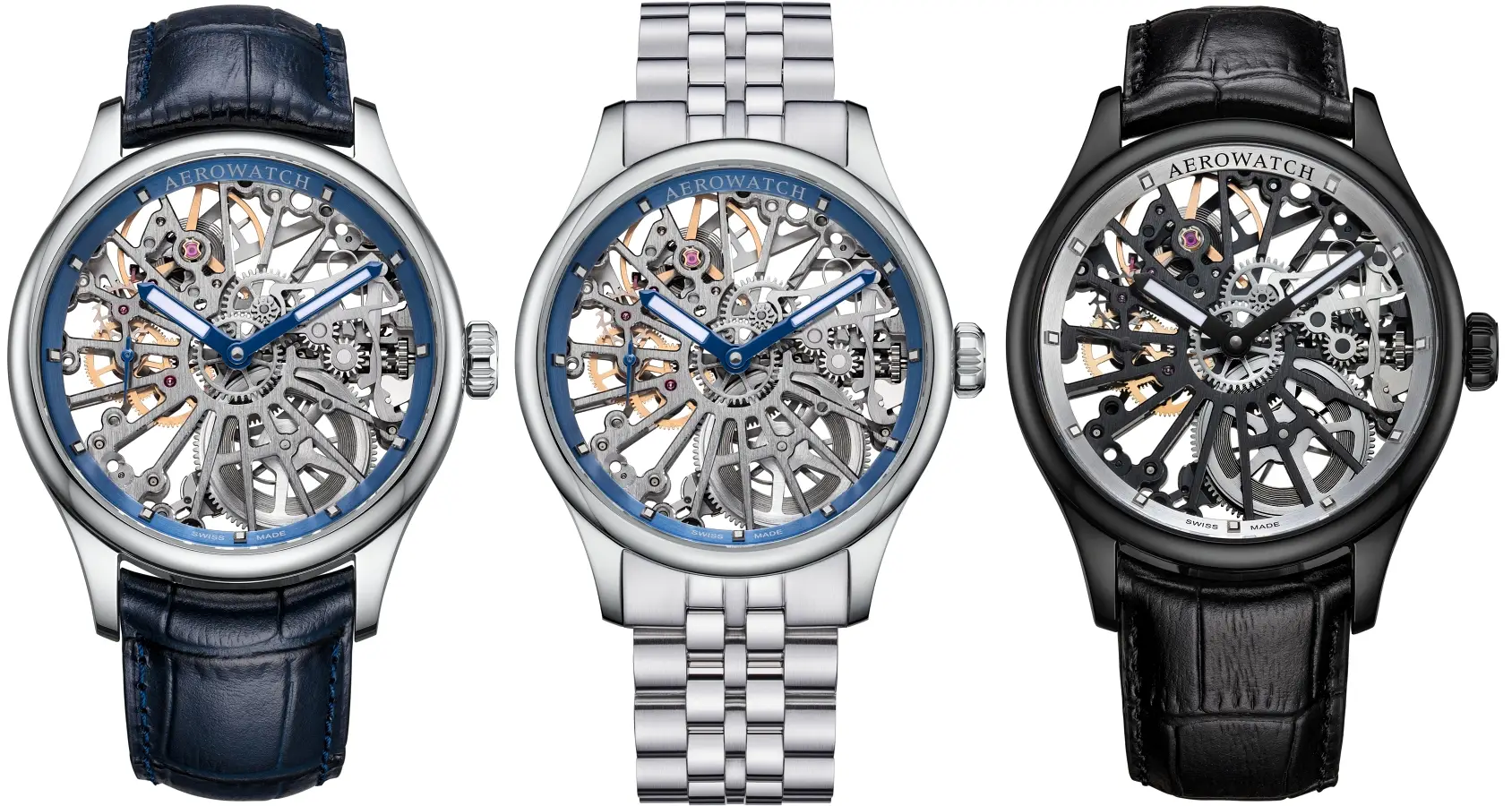 Aerowatch Wheel Skeleton. Sportowe zegarki szkieletowe z okazji 115-lecie marki 