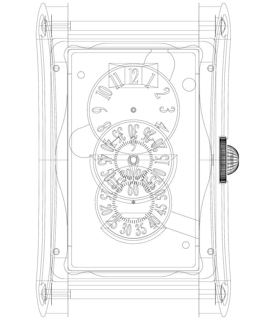 Chronoswiss Neo Digiteur Granit i Sand