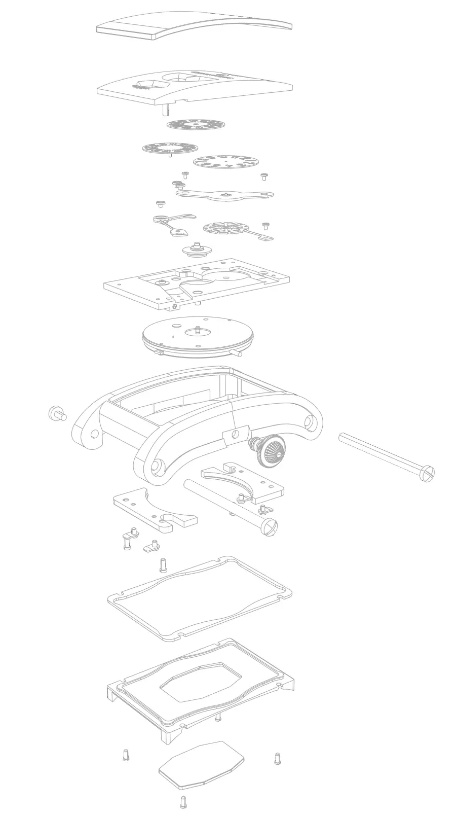 Chronoswiss Neo Digiteur Granit i Sand