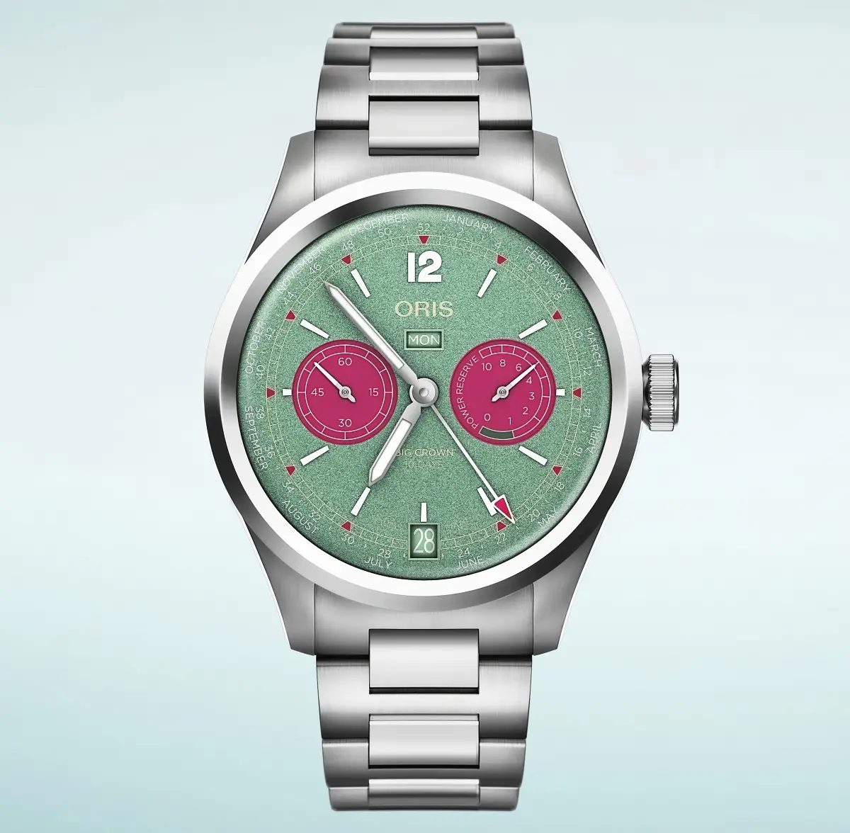 Oris Big Crown Calibre 113. Odważne kolory, kalendarz biznesowy i mechanizm „in-house”