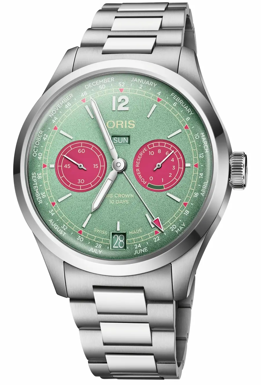 Oris Big Crown Calibre 113. Odważne kolory, kalendarz biznesowy i mechanizm „in-house”