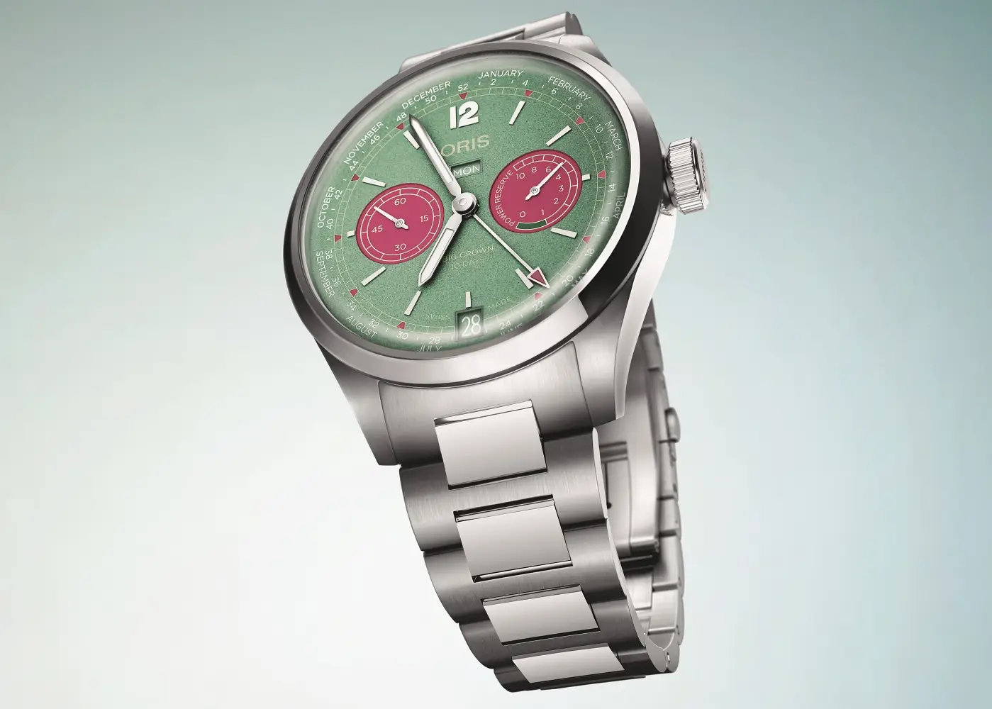 Oris Big Crown Calibre 113. Odważne kolory, kalendarz biznesowy i mechanizm „in-house”