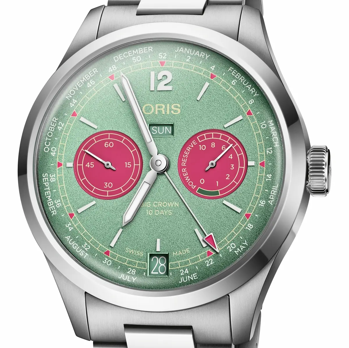 Oris Big Crown Calibre 113. Odważne kolory, kalendarz biznesowy i mechanizm „in-house”