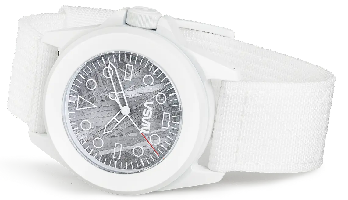 UNIMATIC x Massena LAB Modello Quattro U4S-T-SPW. Fragment kosmosu na nadgarstku