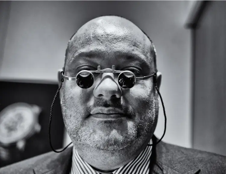 UNIMATIC x Massena LAB Modello Quattro U4S-T-SPW. Fragment kosmosu na nadgarstku