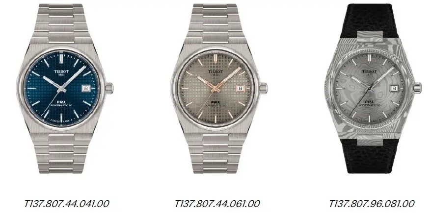 Tissot PRX Powermatic 80 Damascus i Titanium