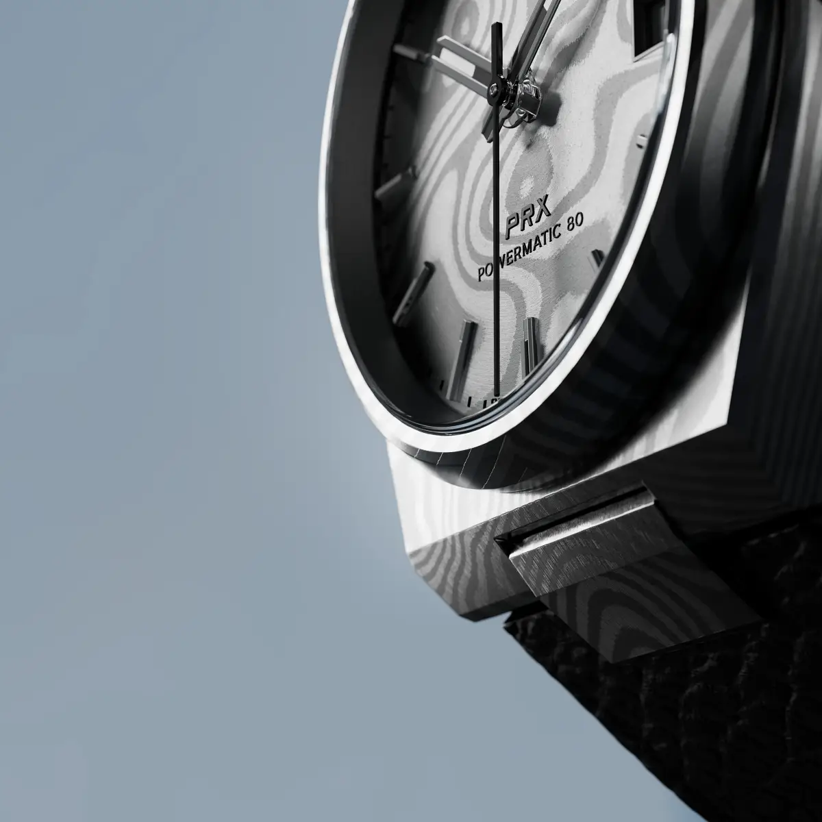 Tissot PRX Powermatic 80 Damascus i Titanium