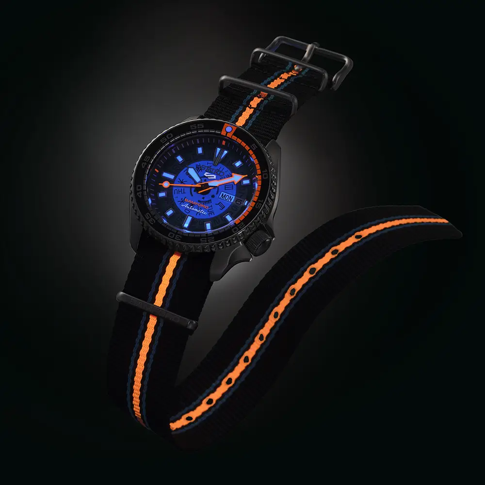 Alchemia stylu - Seiko 5 x Bamford. Japońska niezawodność spotyka brytyjską awangardę