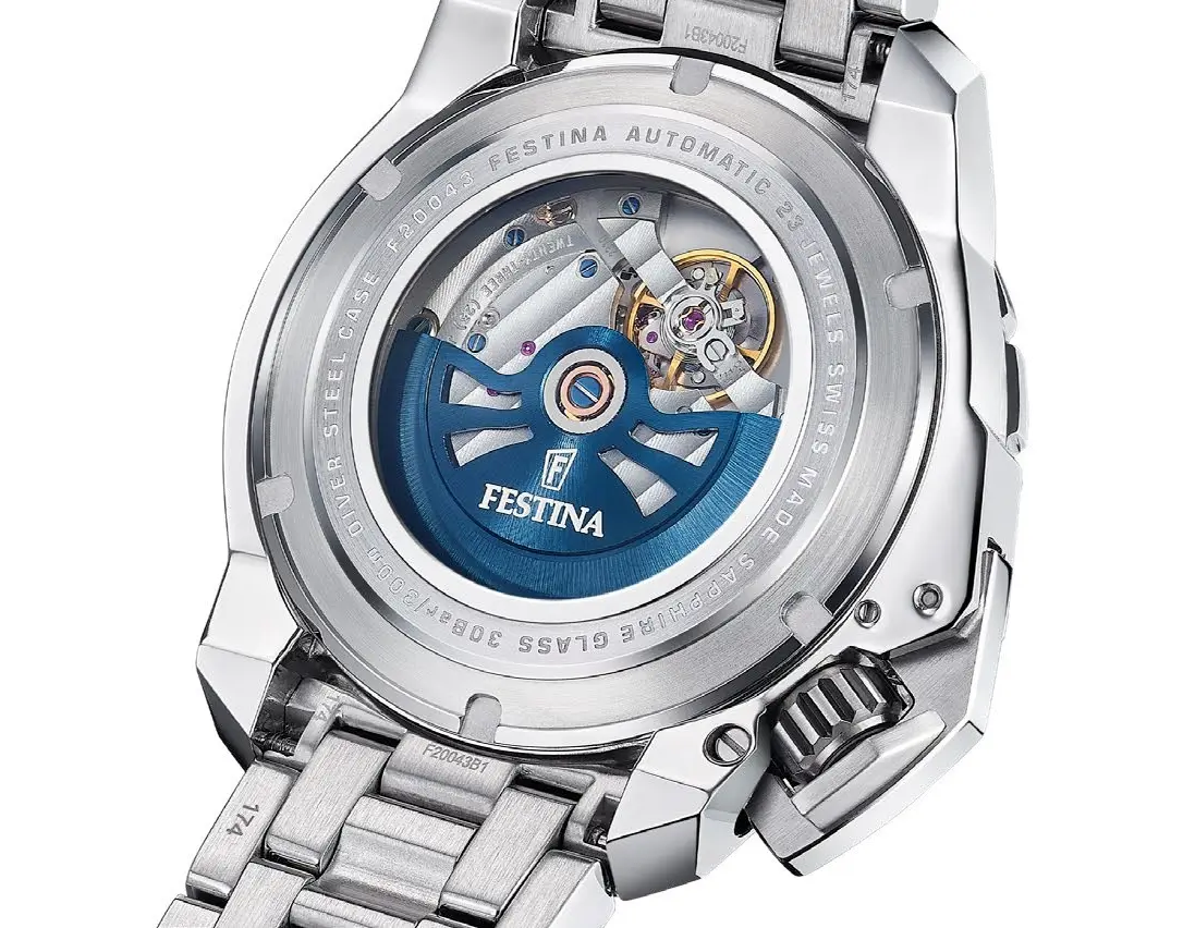 Festina Swiss Made Automatic Diver. Duży, techniczny i solidny zegarek nurkowy