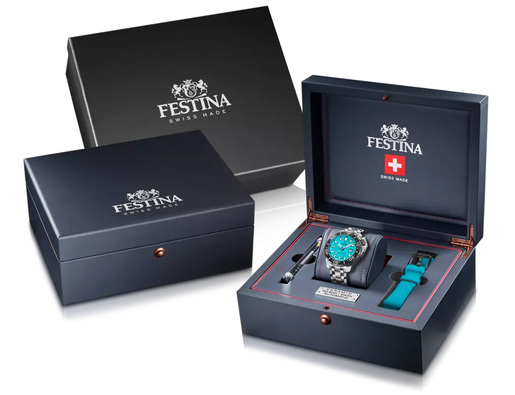 Festina Swiss Made Automatic Diver. Duży, techniczny i solidny zegarek nurkowy