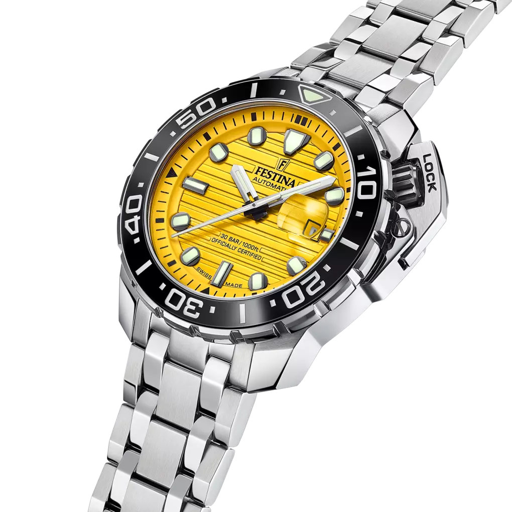 Festina Swiss Made Automatic Diver. Duży, techniczny i solidny zegarek nurkowy