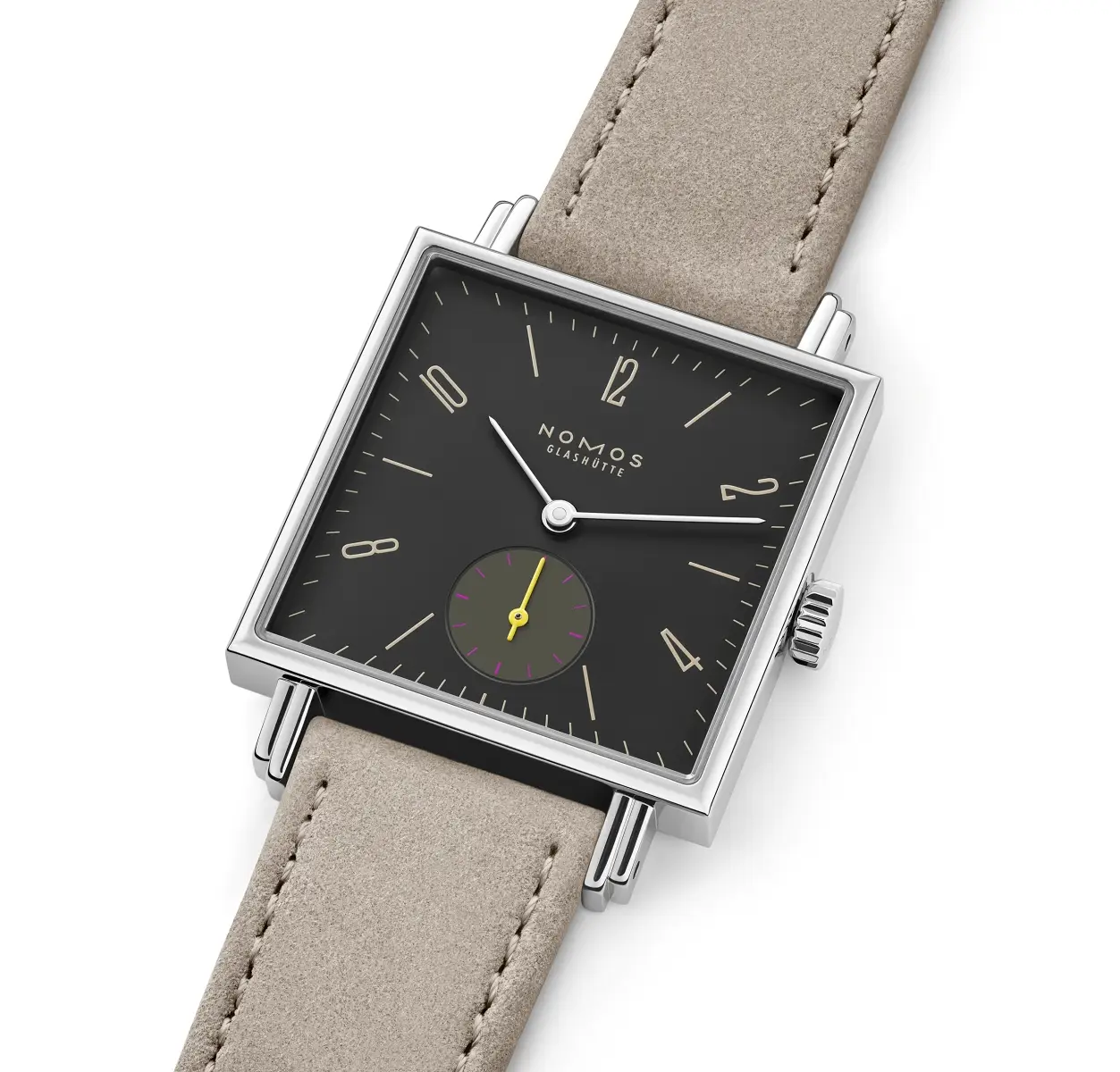 Nomos Tetra Origins. Zegarek mechaniczny do kwadratu