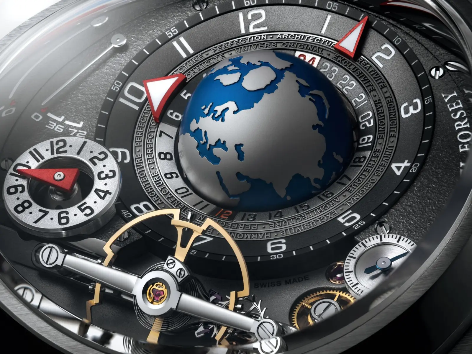 Greubel Forsey GMT Balancier Convexe Titanium