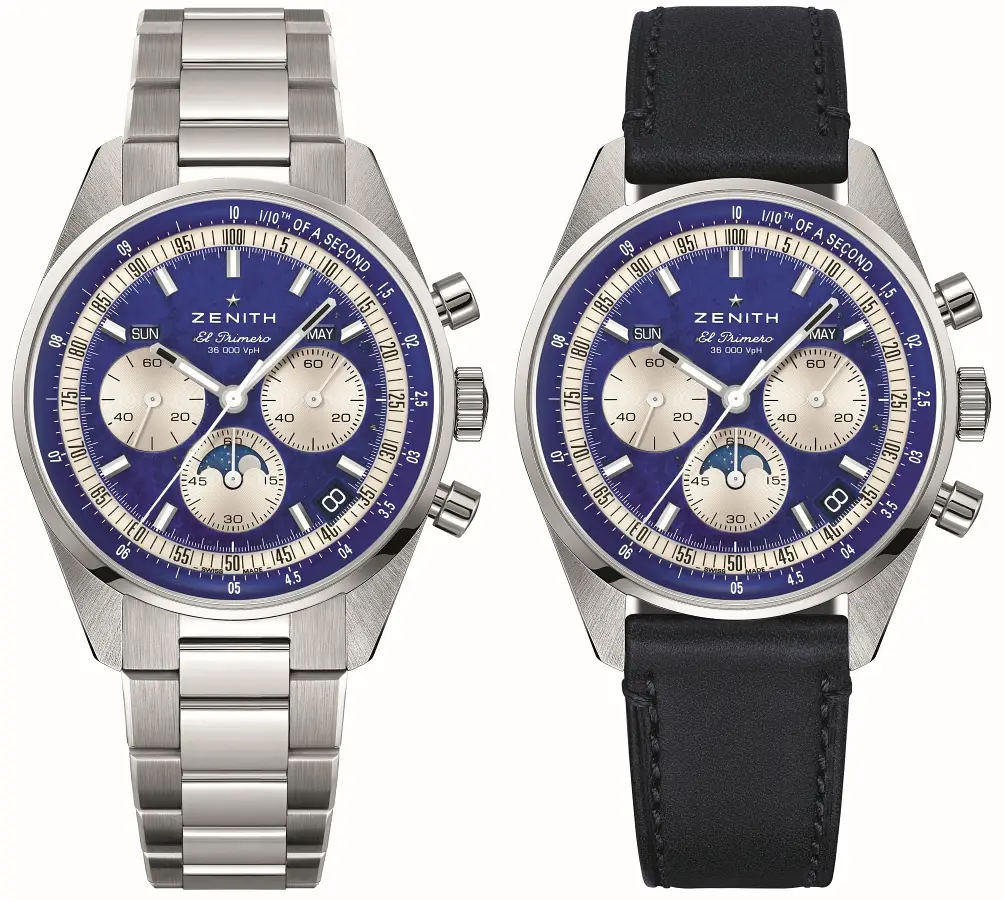 Zenith Chronomaster Original Triple Calendar Lapis Lazuli. Rozbudowane funkcje i tarcza z kamienia